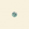 Mint Lustred Glass Flat Disc Beads - 7mm x 6mm - Pack of 10 