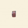 Red Lustred Glass Tube Beads - 8mm x 5mm - Pack of 10 