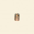 Topaz Lustred Glass Tube Beads - 8mm x 5mm - Pack of 10 