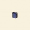 Dark Blue Lustred Glass Tube Beads - 8mm x 5mm - Pack of 10 