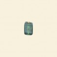 Green Lustred Glass Tube Beads - 8mm x 5mm - Pack of 10 