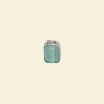 Mint Lustred Glass Tube Beads - 8mm x 5mm - Pack of 10 
