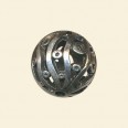 Pewter Effect Antique Look Bead - 18mm 