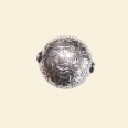 Pewter Effect Antique Look Cushion Beads - 20mm - Pack of 10
