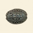 Zinc Alloy Flat Oval Bead - 23mm x 15mm 