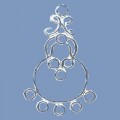 Sterling Silver Dropper - 30mm x 15mm 