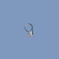 Silver Cord End Clamp - 6mm x 4mm 