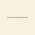 Black Plated Thin Headpin (Soft) - 50mm - Pack of 100