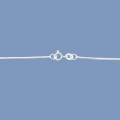 Sterling Silver Snake Chain - 16" Long