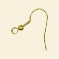 Gold Plated Fishook Earwires - Packs of Pairs 