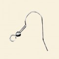 Silver Plated Fishook Earwires - Packs of Pairs 