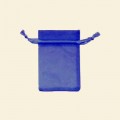 Small Blue Organza Pouches