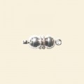 Silver Plated Magnetic Clasps - 15mm 