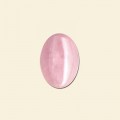 Rose Quartz Cabochon - 10mm x 8mm 