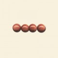 Brown Goldstone Beads - 6mm - Pack of 10