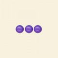 Purple Dyed Jade Round Beads - 6mm - 16" String 