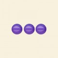 Purple Dyed Jade Round Beads - 8mm - 16" String 