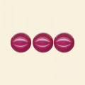 Fuchsia Dyed Jade Round Beads - 10mm - 16" String 