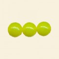 Lime Green Dyed Jade Round Beads - 10mm - 16" String 