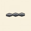 Haematite Bicone Bead - 8mm x 12mm - 16" String