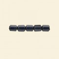 Haematite Faceted Tube Bead - 8mm x 6mm - 16" String