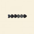 Haematite Heart Bead - 6mm - 16" String
