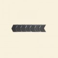 Haematite V Shape Bead - 8mm - 16" String