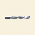 Magnetic Haematite Silver Colour Twist Beads - 5mm x 13mm - 16" String