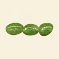 Green Dyed Crackle Quartz Nugget Beads - 16x12mm