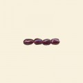 Garnet Beads Flat Oval - 8mm x 6mm - 16" String