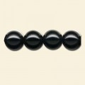 Large Hole Black Onyx Beads - 8mm - Pack of 10 