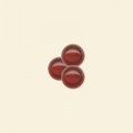 Carnelian Bead - 6mm - Half Drilled - Pack of 10 