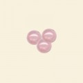 Rose Quartz Bead - 6mm  Half Drilled - Pack of 10
