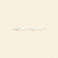 Mother of Pearl Olive Beads - 7mm x 4mm - 16" String