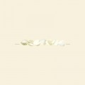 Mother of Pearl Flat Heart Beads - 6mm - Pack of 10