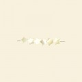 Mother of Pearl Flat Star Beads - 6mm - Pack of 10