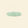 Mint Pressed Glass Tube Bead - 20mm - Pack of 10 