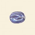 Purple Lustred Glass Nugget Beads - 15mm x 10mm - Pack of 10 