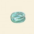 Lime Lustred Glass Nugget Beads - 15mm x 10mm - Pack of 10 
