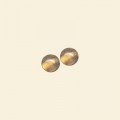 Topaz Glass Transparent Round Beads - 4mm - Pack of 10 