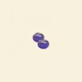 Dark Blue Glass Transparent Round Beads - 4mm - Pack of 10 