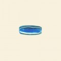 Aqua Glass Lustre Beads - 13mm x 9mm - Pack of 10 