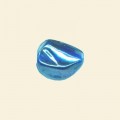 Aqua Glass Lustre Nuggets - 15mm x 10mm - Pack of 10 