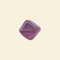 Purple Glass Lustre Cube Beads - 8mm - Pack of 10 
