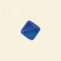 Blue Glass Lustre Cube Beads - 8mm - Pack of 10 