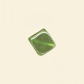 Lime Glass Lustre Cube Beads - 8mm - Pack of 10 