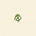 Lime Glass Lustre Irregular Faceted Beads - 8mm - Pack of 10 