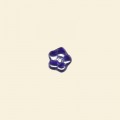 Blue Glass Lustre Flower Beads - 8mm - Pack of 10 