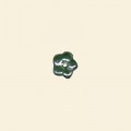 Green Glass Lustre Flower Beads - 8mm - Pack of 10 