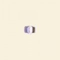 Lavender Drum Lustred Glass Beads - 7mm x 5mm - Pack of 10